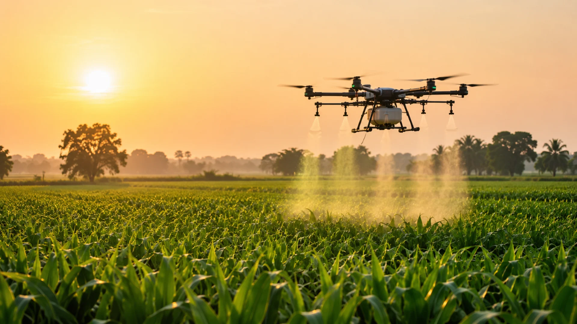 garuda aerospace agricultural drone spraying crops garuda aerospace agricultural drone spraying crops