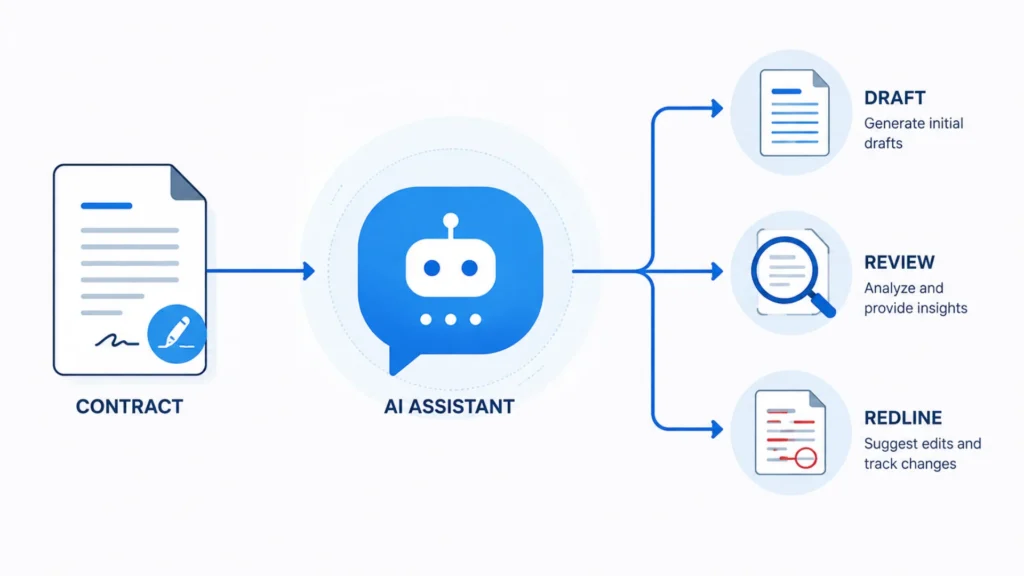 how ai legal software drafts reviews and redlines contracts how AI legal software drafts, reviews, and redlines contracts