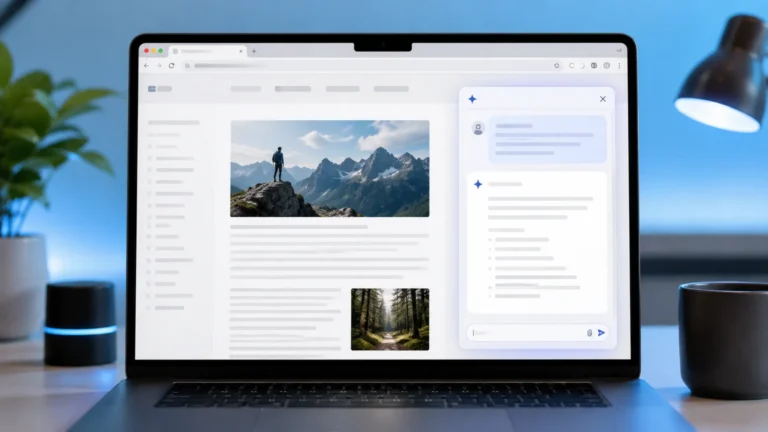 merlin chrome extension ai sidebar open next to a browser window