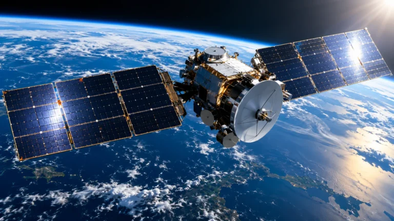 k2 space high-power satellite deployed in orbit