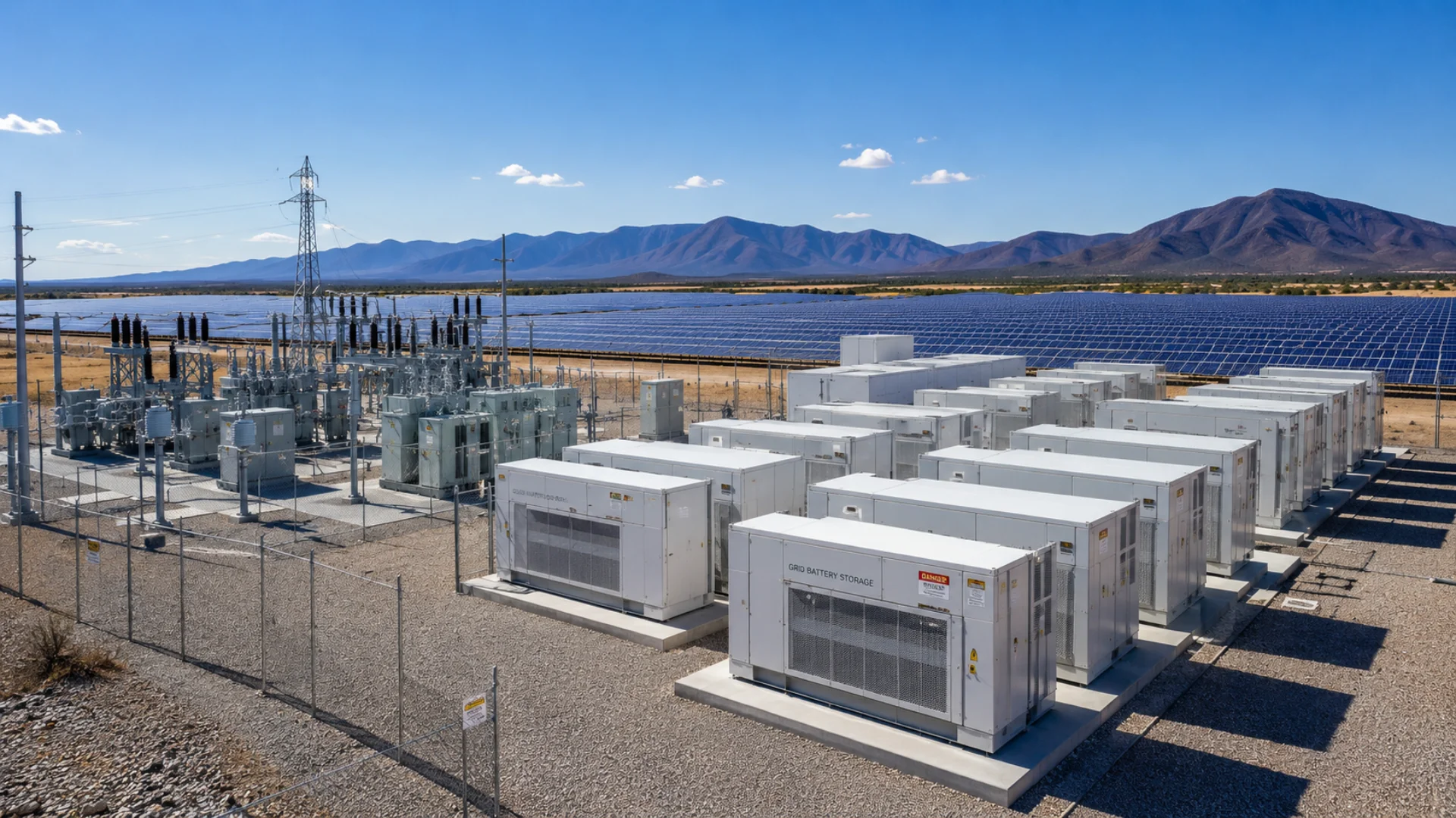 origin energy grid infrastructure and battery storage facility