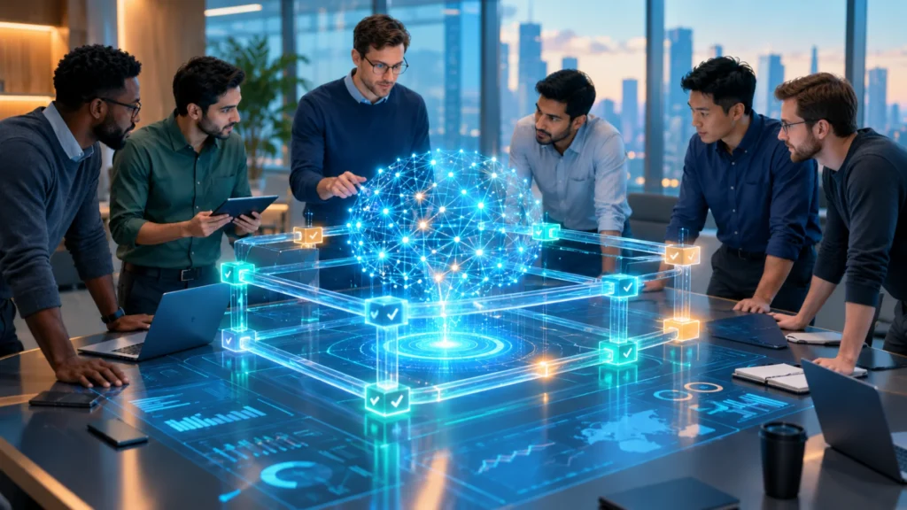 ai transformation is a governance problem concept in a boardroom